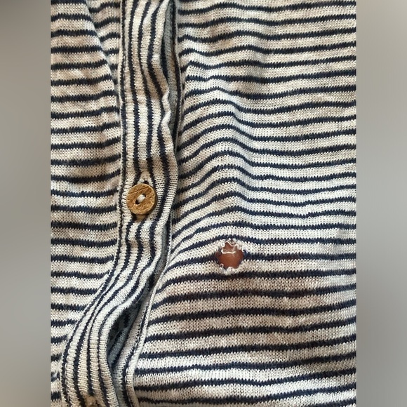 Rachel Zoe 100% Linen Button & Tie front Top. Size Medium. - Picture 9 of 12